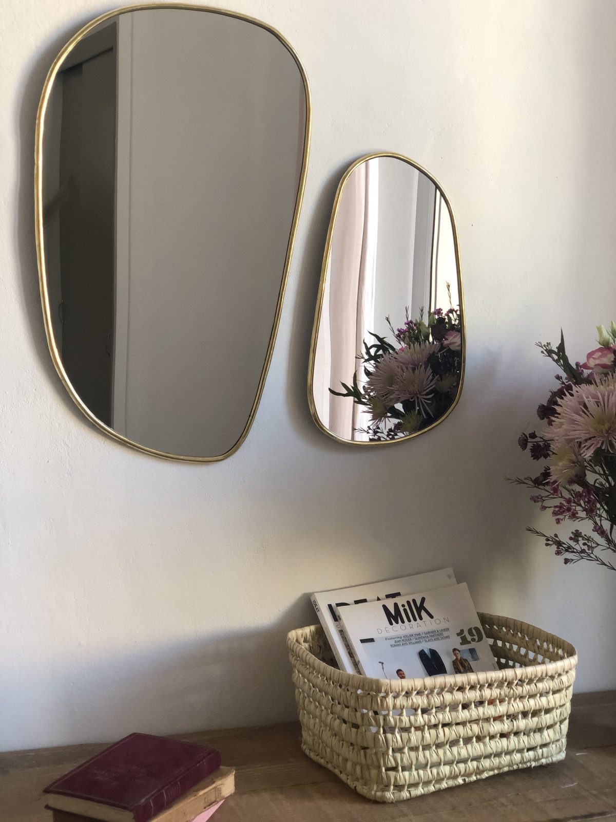 grand miroir trapèze